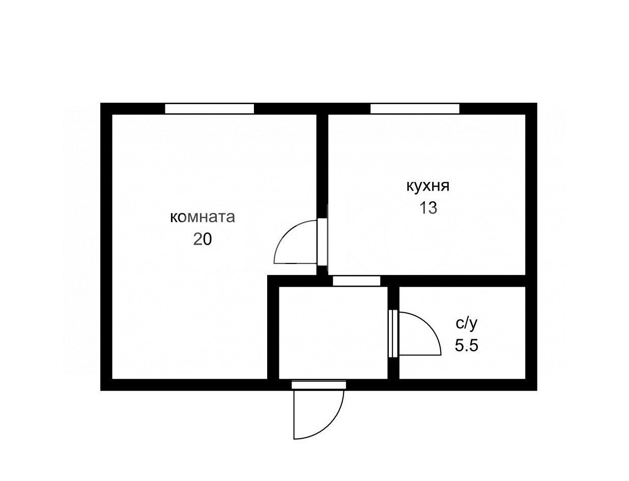 Фото №15: 1-комнатная квартира 43 м² - Геленджик, ул. Ходенко, 28