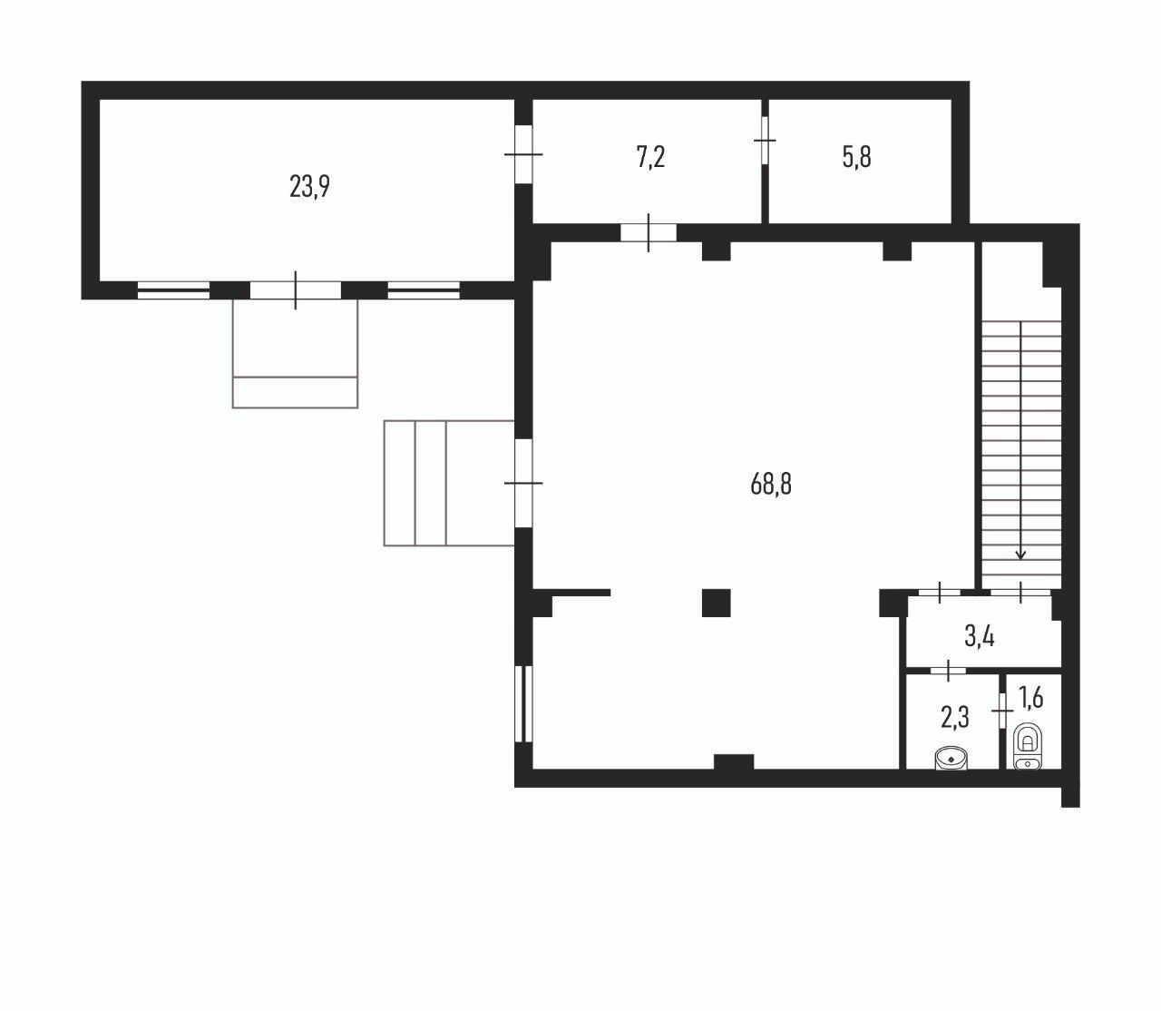 Фото №14: Коммерция 183 м² - Краснодар, мкр. Западный внутригородской округ, ул. Красная, 143/1