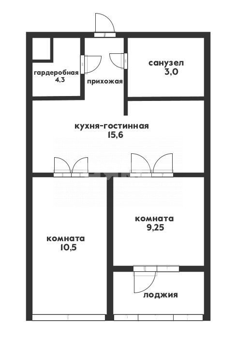 Фото №41: 3-комнатная квартира 54 м² - Геленджик, жилой комплекс Черноморский-2, ул. Крымская, 22к14