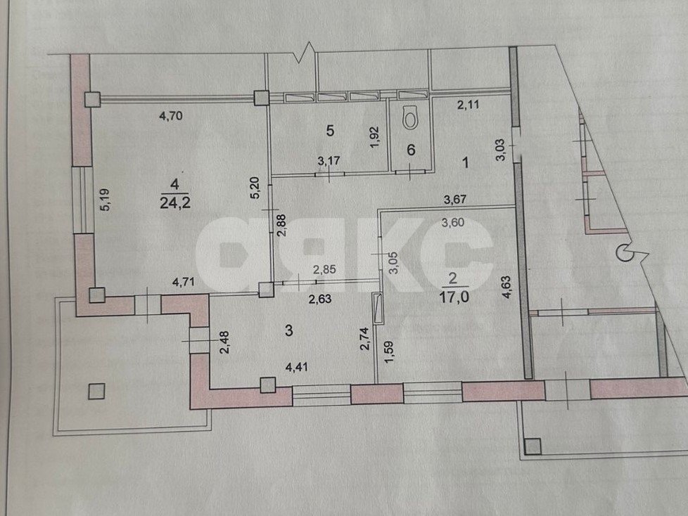 Фото №20: 2-комнатная квартира 77 м² - Волгоград, 207-й, ул. Новоузенская, 6Б