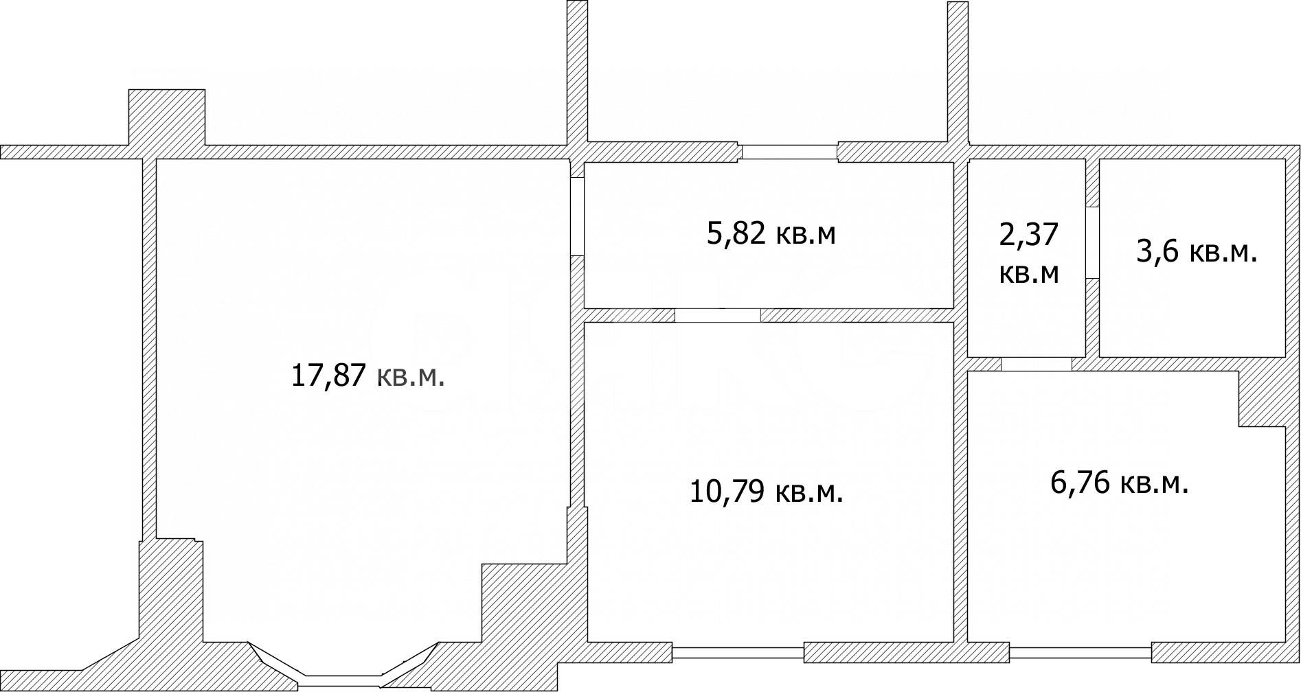 Фото №6: 2-комнатная квартира 47 м² - Мариуполь, Центральный, ул. Куинджи, 58