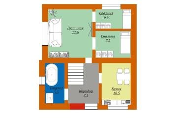 Фото №1: Дом 93 м² - Краснодар, мкр. имени Н.И. Вавилова, ул. Бойлерная, 9