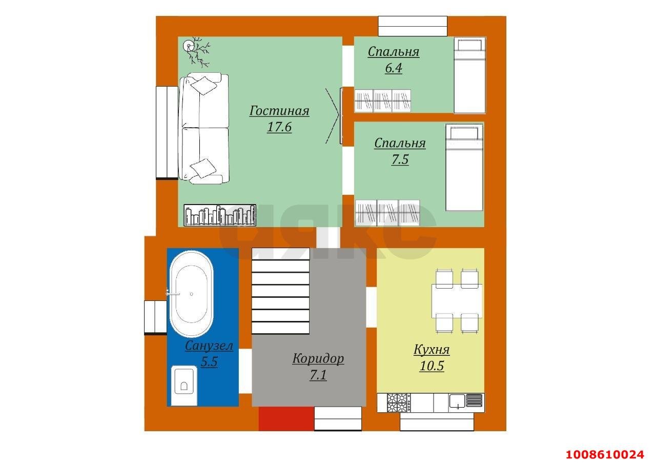 Фото №1: Дом 93 м² + 2.52 сот. - Краснодар, имени Н.И. Вавилова, ул. Бойлерная, 9