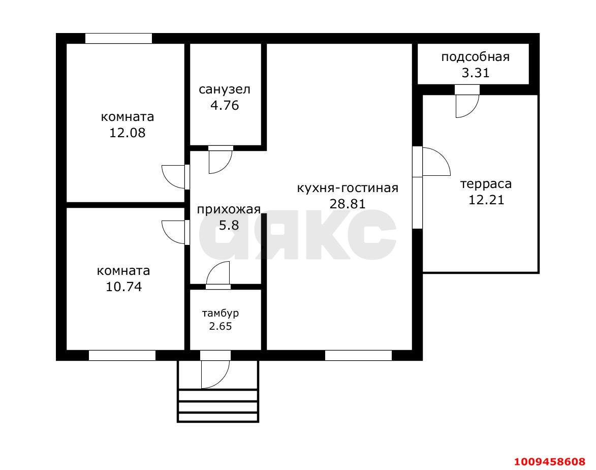 Фото №7: Дом 85 м² + 4 сот. - Елизаветинская, Кубаночка, ул. Дачная, 143