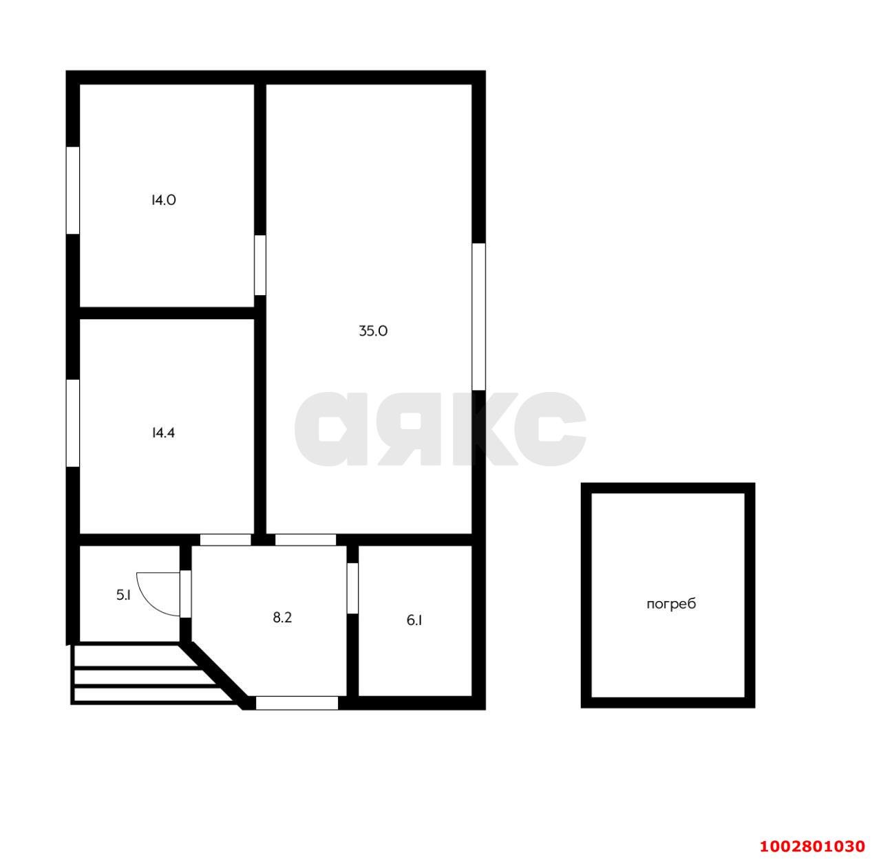 Фото №12: Дом 177 м² + 8 сот. - Краснодар, Отделение № 1 ОПХ Колос, ул. Лесопосадочная, 88