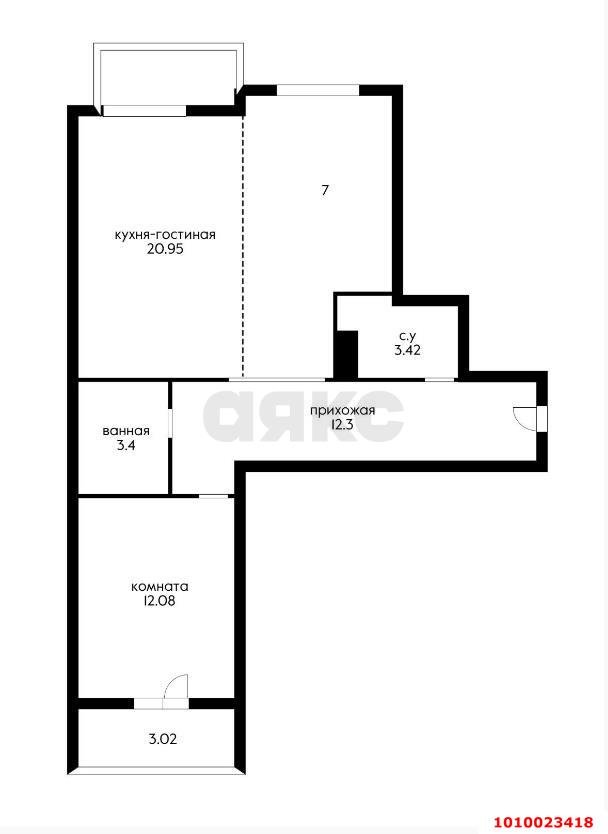 Фото №16: 2-комнатная квартира 65 м² - Краснодар, жилой комплекс Нeo-квартал Красная Площадь, ул. Конгрессная, 19