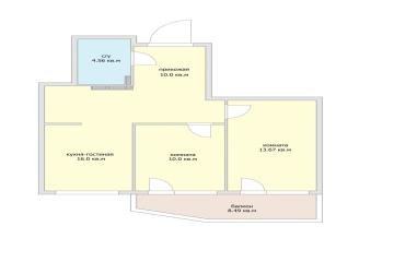 Фото №5: 2-комнатная квартира 61 м² - Краснодар, ж/м имени Демьяна Бедного, ул. Степная, 1/1