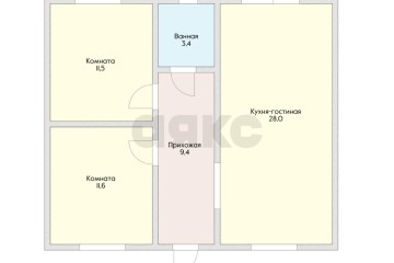 Фото №3: Дом 75 м² - Лотос, мкр. Прикубанский внутригородской округ, ул. Яблоневая, 83