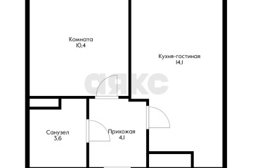 Фото №3: 1-комнатная квартира 32 м² - Новая Адыгея, мкр. жилой комплекс Баланс, ул. Береговая, 1к3