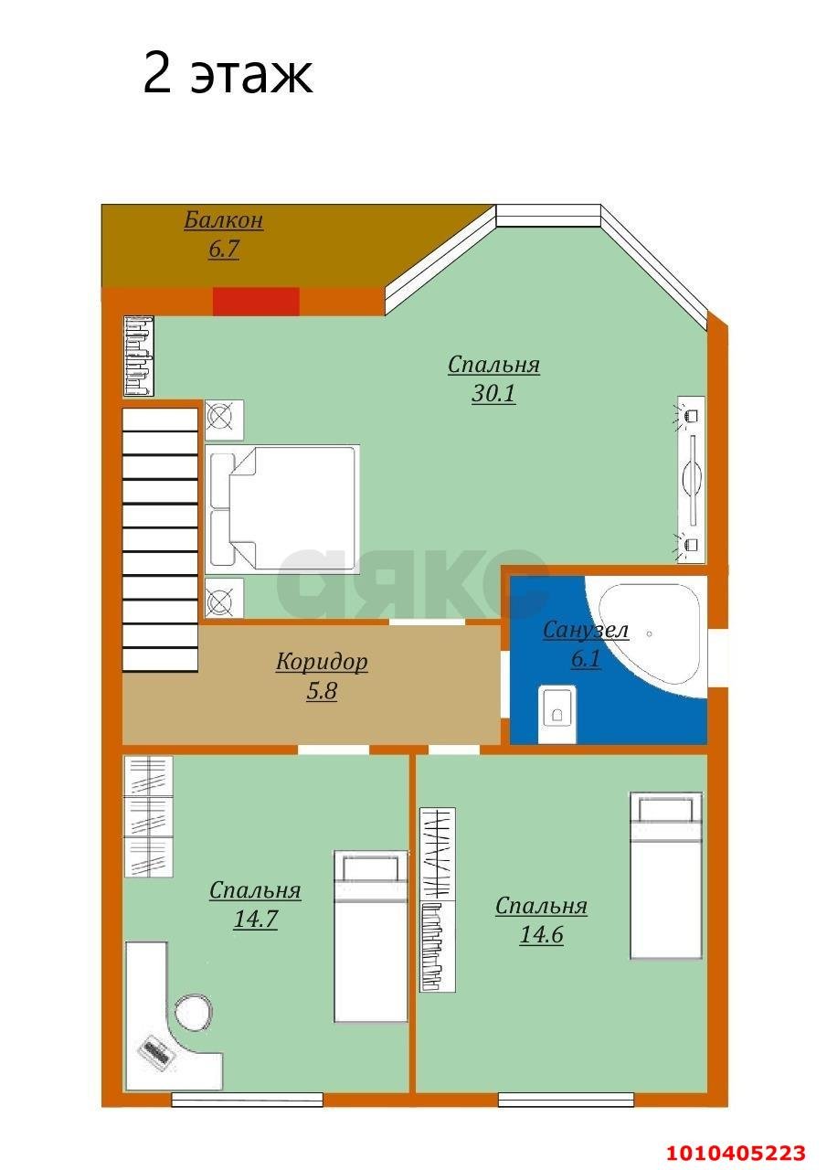 Фото №22: Дом 149 м² + 3.6 сот. - Краснодар, Прикубанский внутригородской округ, мкр. Парковый, пр-д 4-й Архангельский, 25