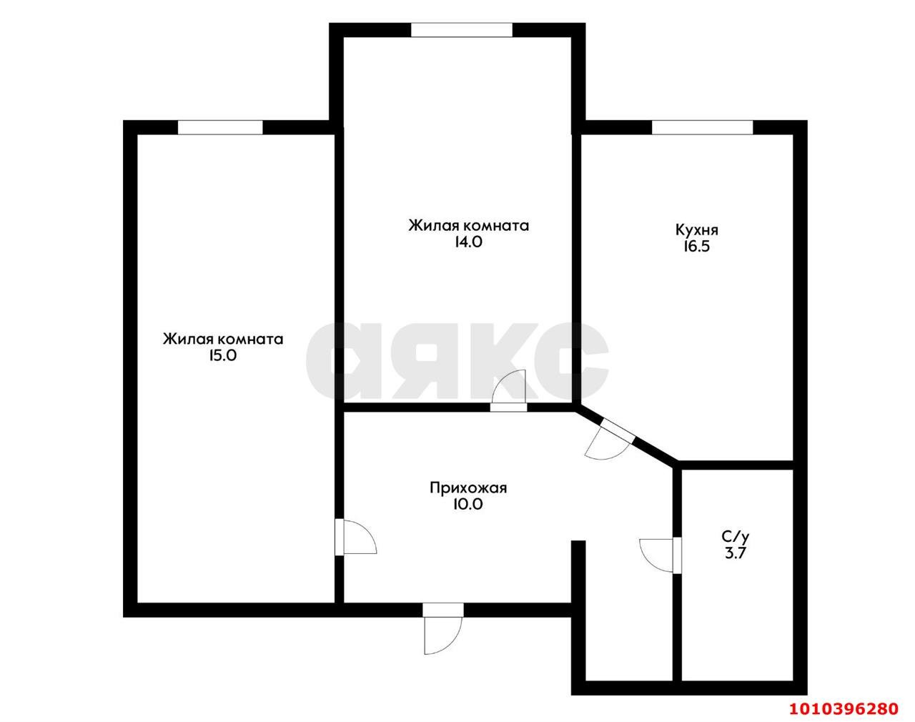 Фото №8: 2-комнатная квартира 61 м² - Знаменский, жилой комплекс Первомайский, ул. Первомайская, 36/7