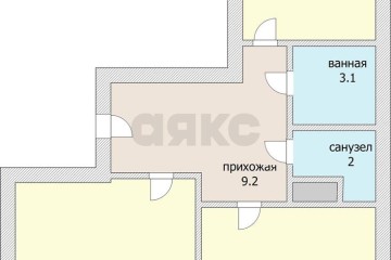 Фото №3: 2-комнатная квартира 63 м² - Краснодар, мкр. жилой комплекс Свобода, 
