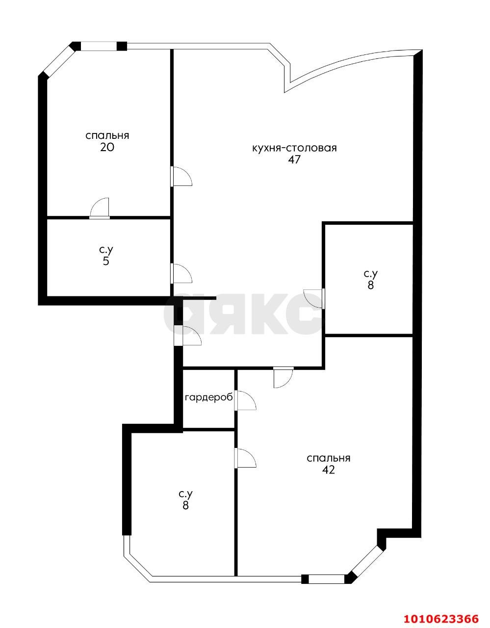 Фото №20: 3-комнатная квартира 127 м² - Краснодар, Солнечный, ул. Архитектора Ишунина, 4