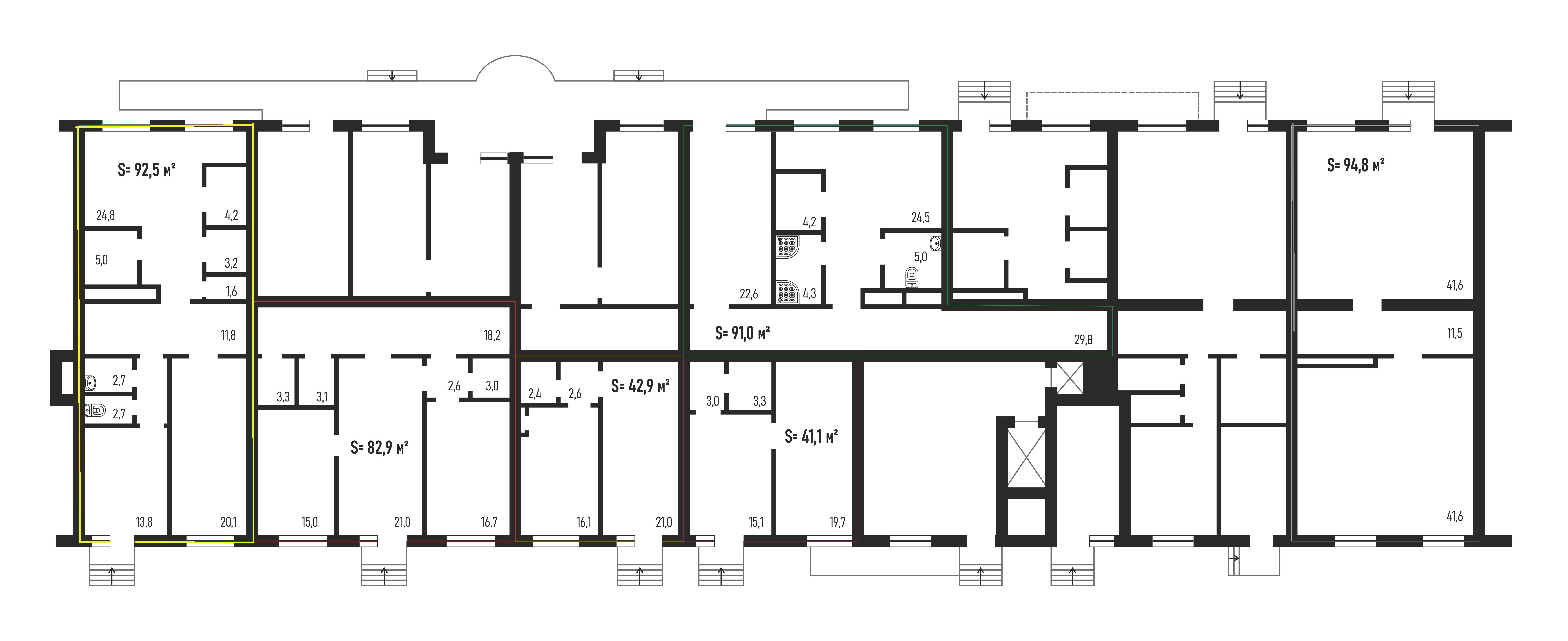 Фото №2: Коммерция 92 м² - Краснодар, Карасунский внутригородской округ, Гидростроителей, мкр. жилой комплекс Премьера, ул. Автолюбителей, 1/3к1
