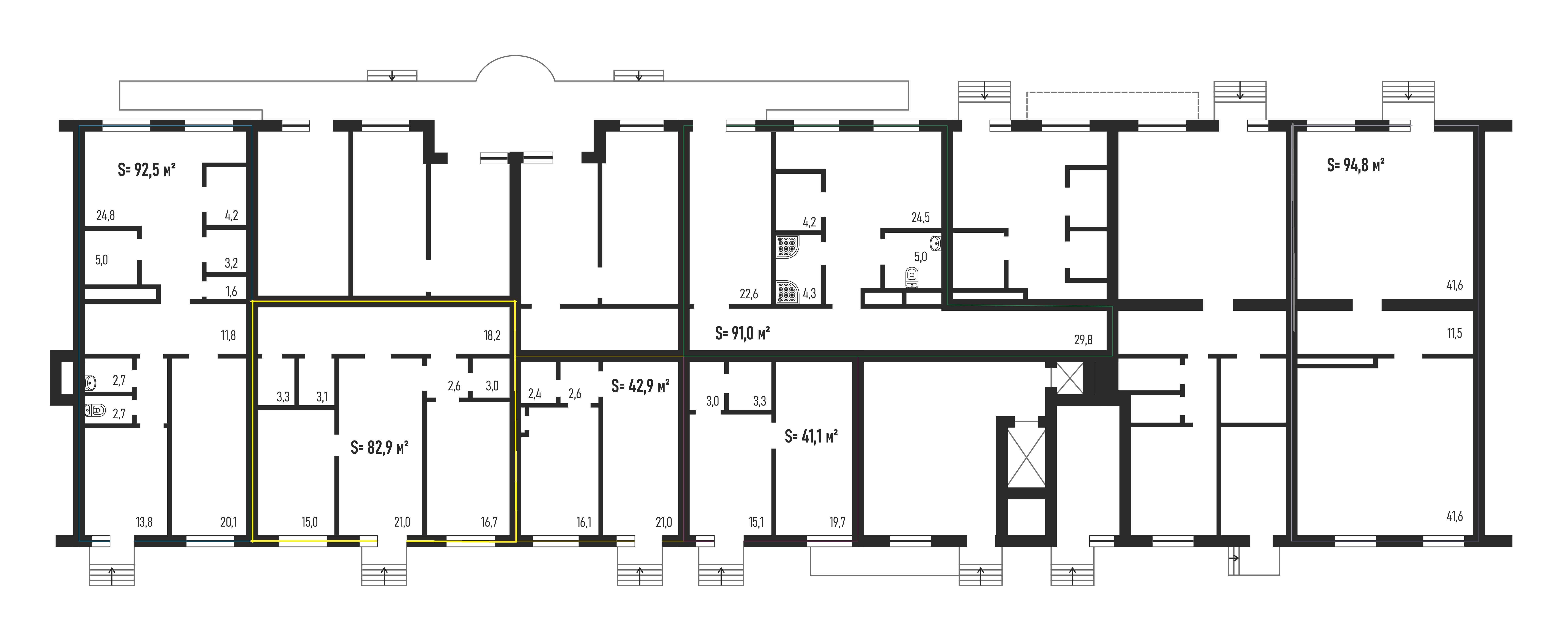 Фото №3: Коммерция 82 м² - Краснодар, Карасунский внутригородской округ, Гидростроителей, мкр. жилой комплекс Премьера, ул. Автолюбителей, 1/3к1