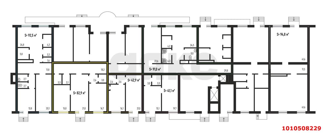 Фото №6: Торговое помещение 83 м² - Краснодар, жилой комплекс Премьера, ул. Автолюбителей, 1/3к1