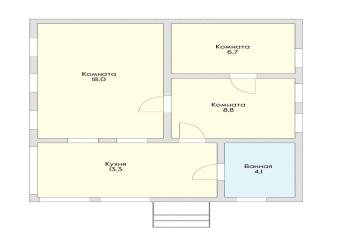Фото №2: Дом 50 м² - Краснодар, ж/м Пашковский, ул. Куренная, 107