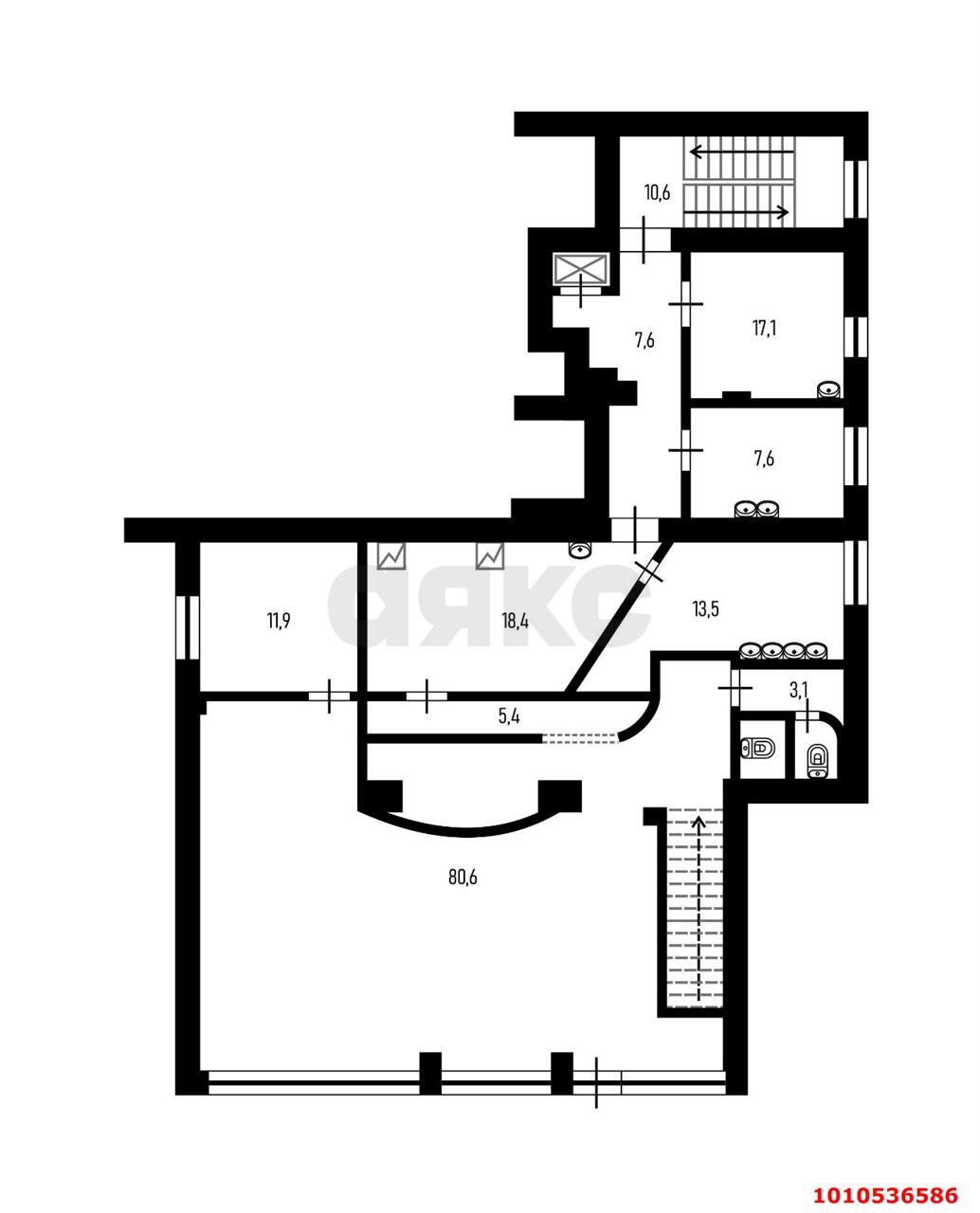 Фото №5: Торговое помещение 362 м² - Краснодар, Центральный, ул. Гимназическая, 63