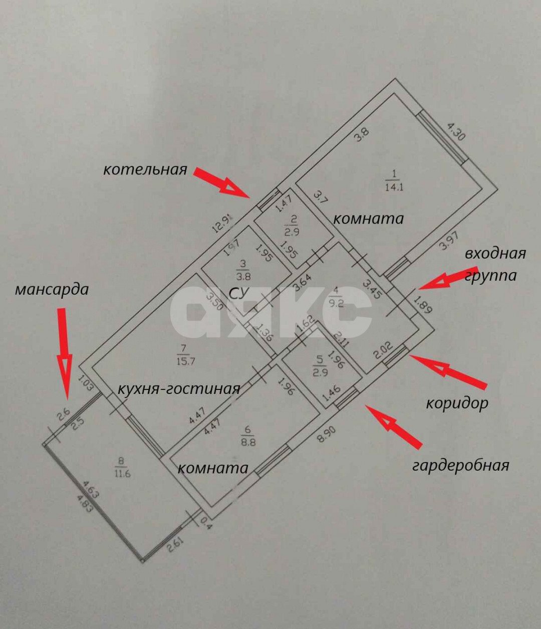 Фото №22: Дом 75 м² + 5 сот. - Сенной, ул. Чкалова, 2А