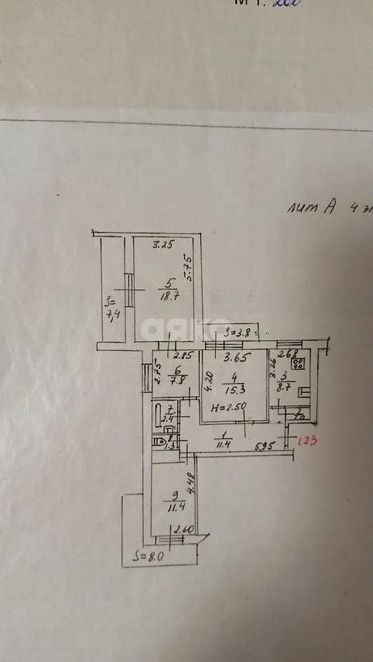 Фото №26: 4-комнатная квартира 87 м² - Ростов-на-Дону, Военвед, ул. Гагринская, 7