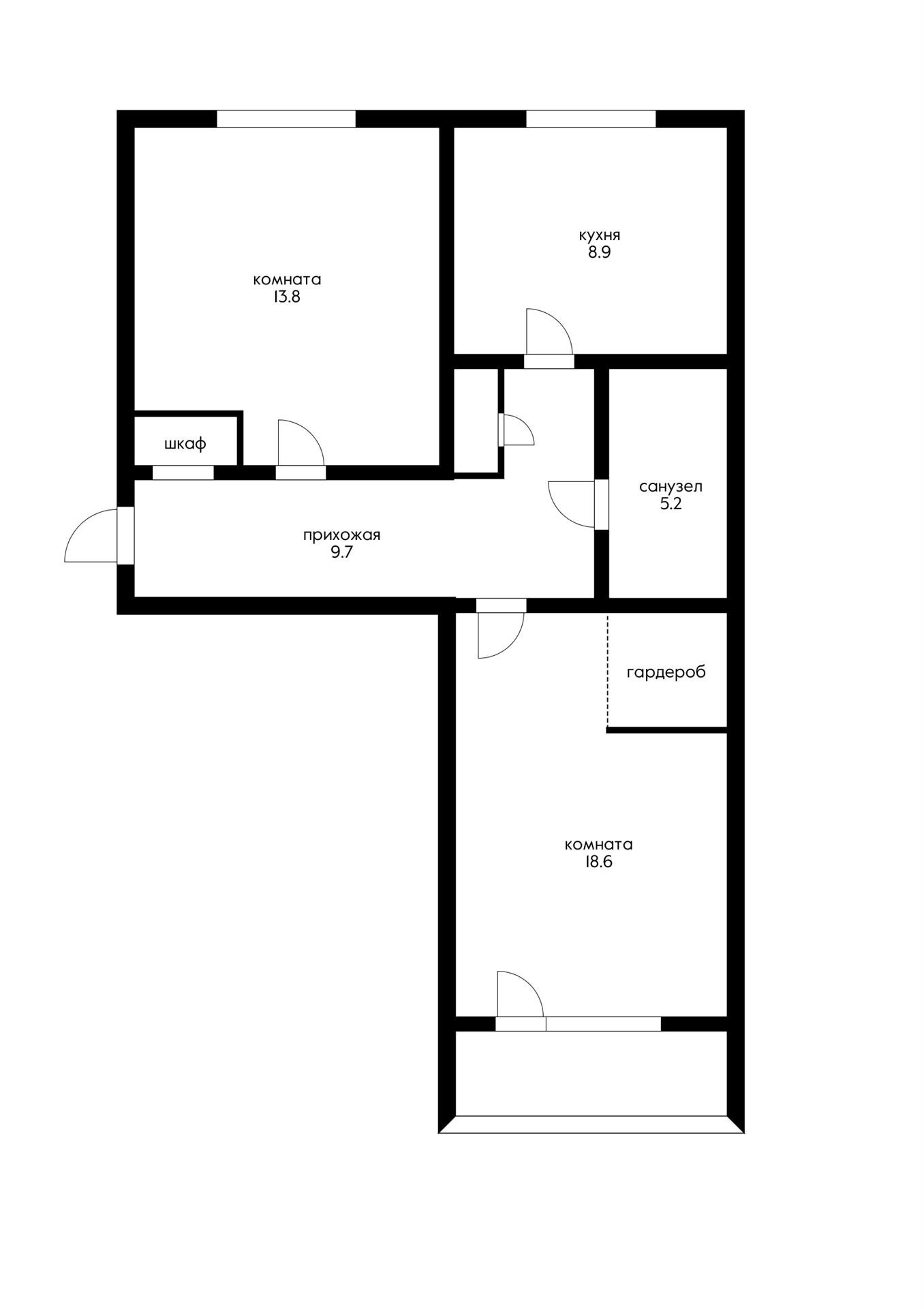 Фото №16: 2-комнатная квартира 59 м² - Краснодар, мкр. Западный внутригородской округ, ул. Рашпилевская, 12