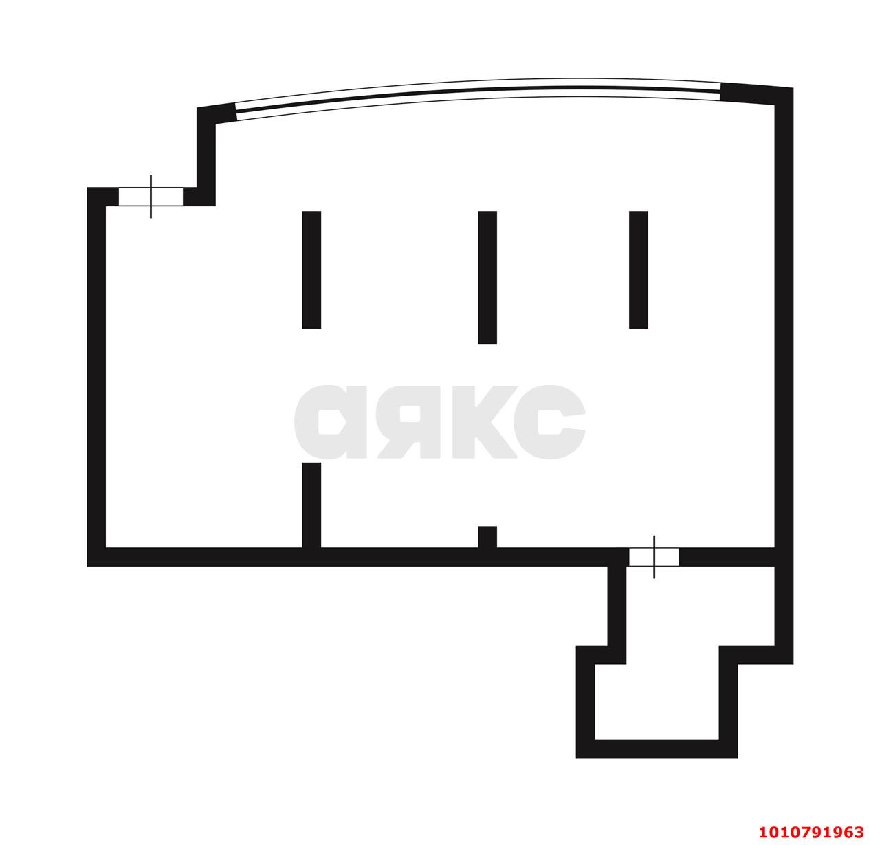 Фото №3: Торговое помещение 122 м² - Краснодар, жилой комплекс Выше, ул. Евгении Жигуленко, 25к1