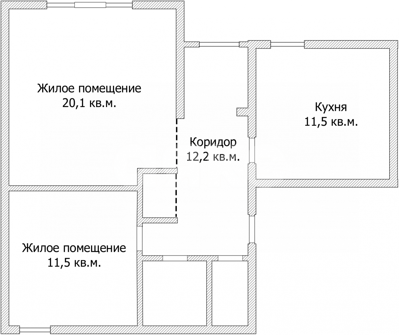 Фото №10: 2-комнатная квартира 60 м² - Мариуполь, Черёмушки, ул. Цыбулько, 43к1