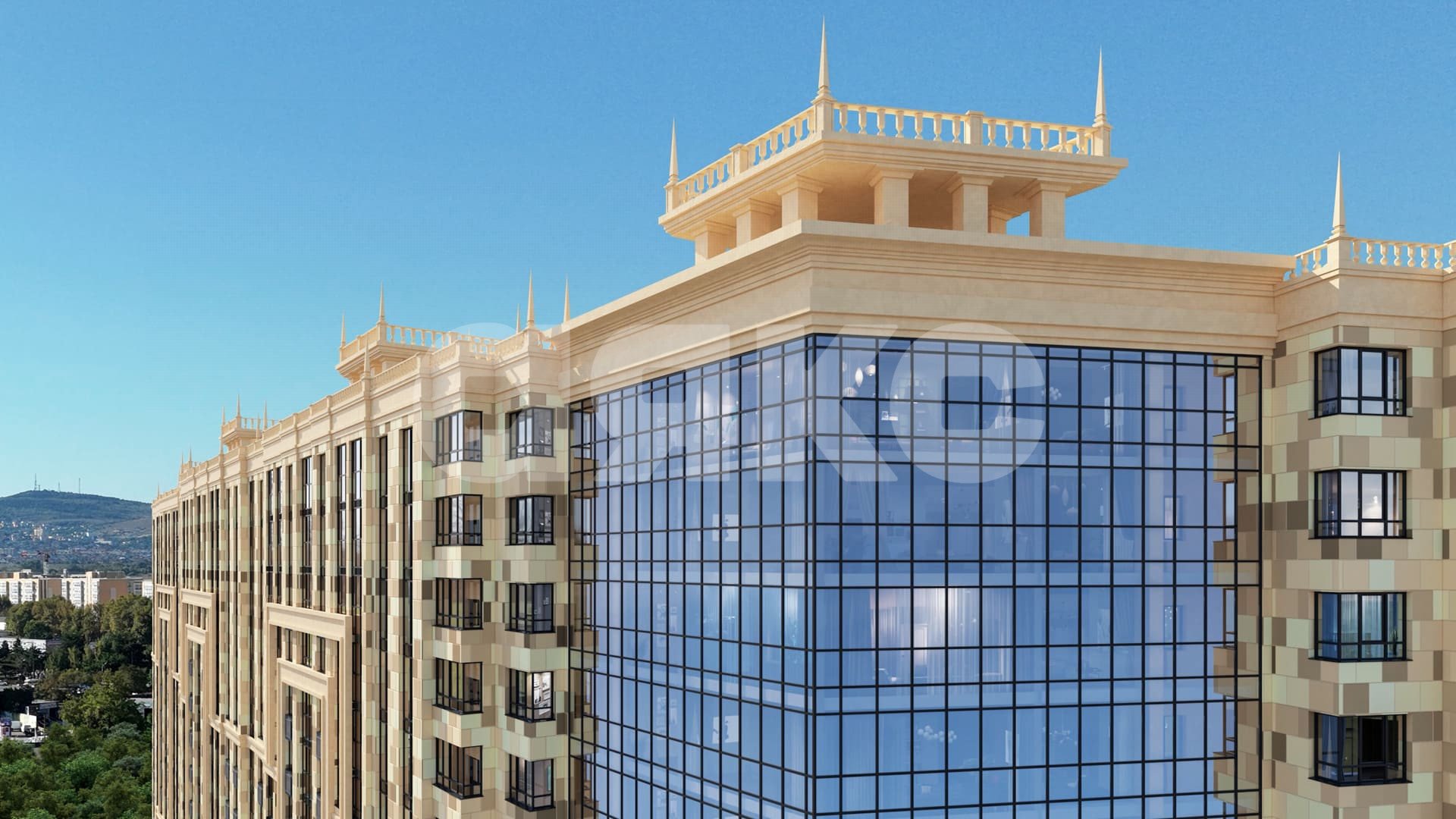 Фото №4: Студия 25 м² - Анапа, жилой комплекс Центральный, пр-д Солдатских Матерей