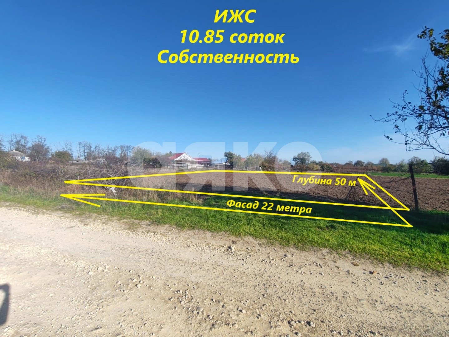 Фото №1: Земельный участок под ИЖС 10.85 сот. - Волна Революции, пер. Лазурный