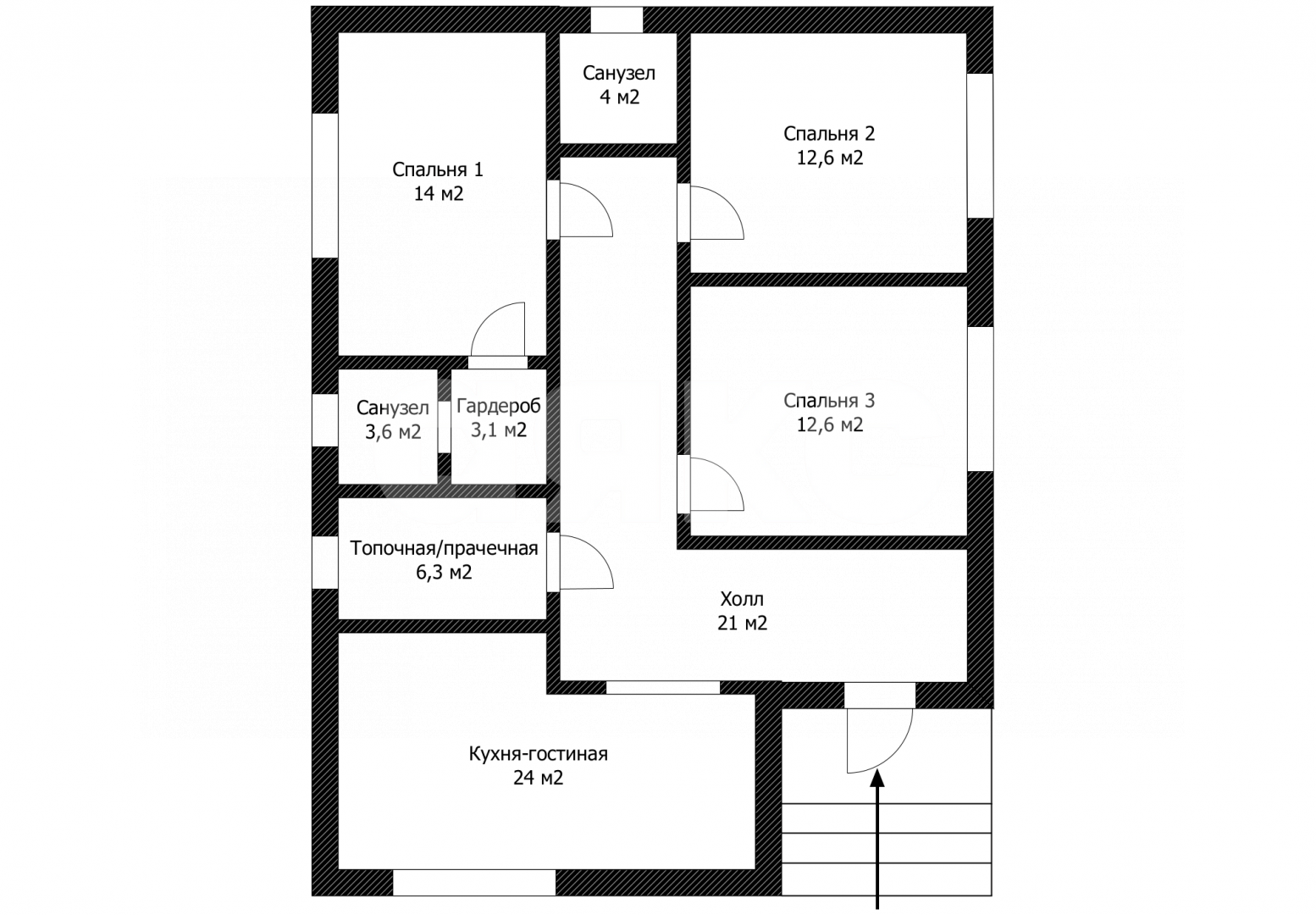 Фото №19: Дом 130 м² + 7 сот. - Краснооктябрьский, ул. Ленина, 2