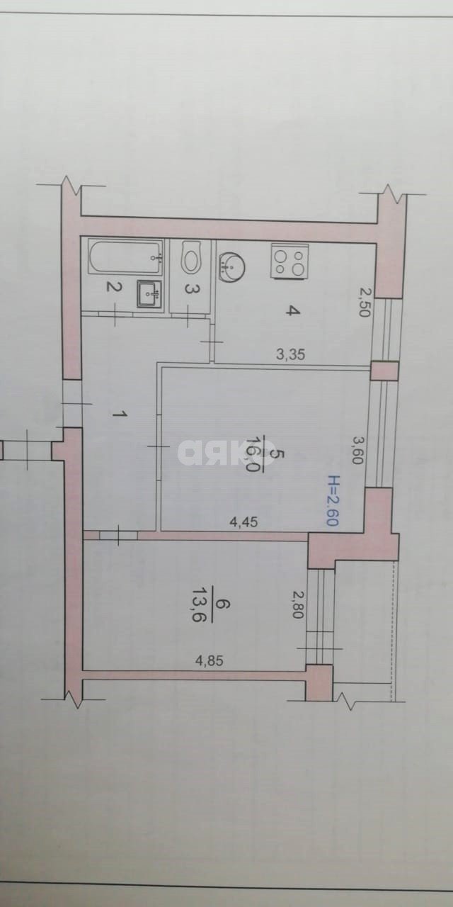 Фото №16: 2-комнатная квартира 50 м² - Волгоград, 208-й, ул. Кузнецкая, 65