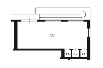 Фото №3: Коммерция 56 м² - Краснодар, мкр. жилой комплекс Британия-2, ул. Генерала Петрова, 43/2