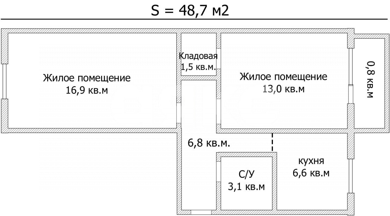 Фото №12: 2-комнатная квартира 48 м² - Мариуполь, Центральный, пр-кт Мира, 115