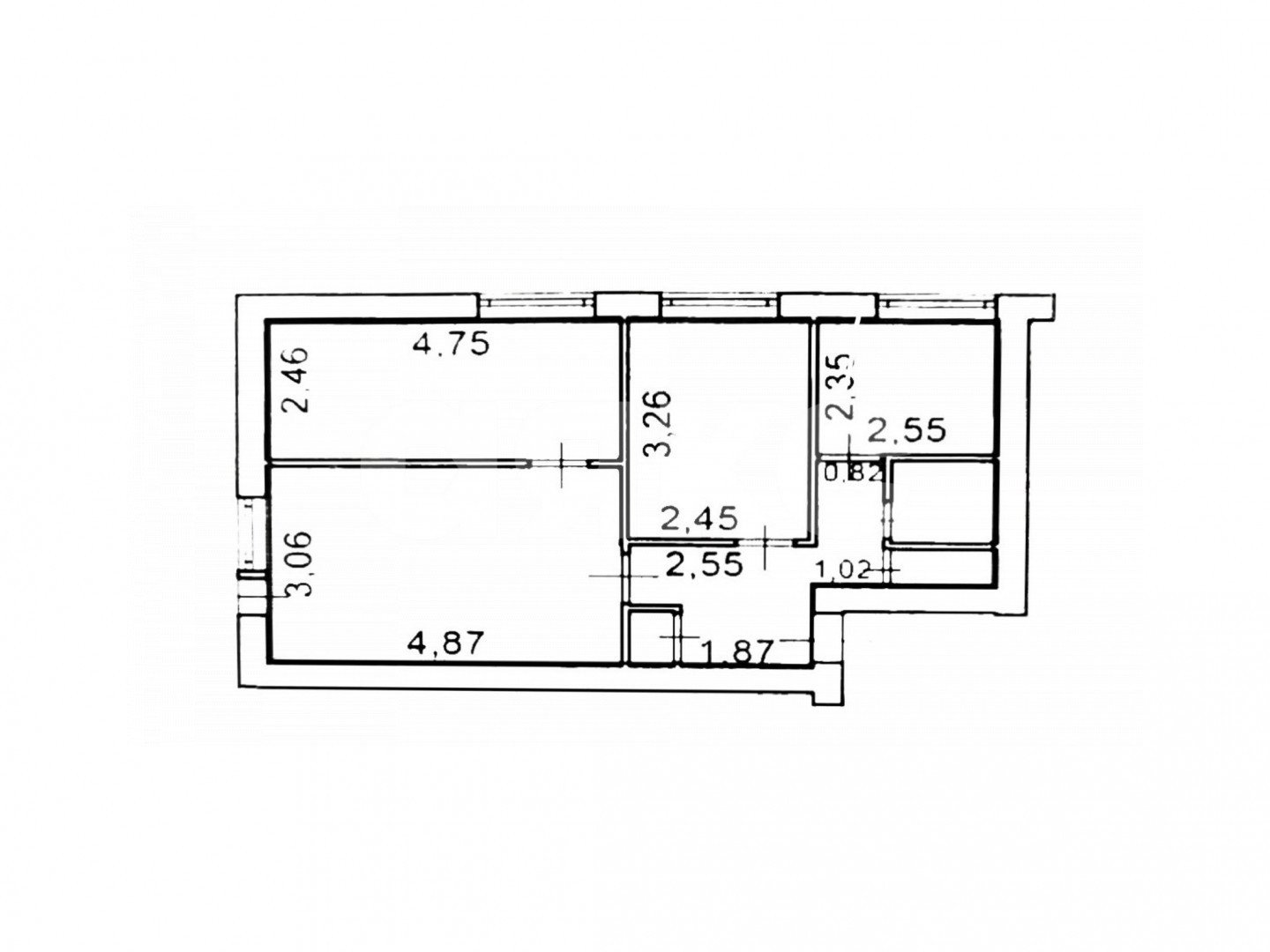 Фото №18: 3-комнатная квартира 51 м² - Симферополь, 1229-й квартал, ул. Кечкеметская, 79