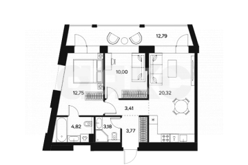 Фото №1: 3-комнатная квартира 64 м² - Москва, мкр. ЖК Форст, ул. Автозаводская, 26/1