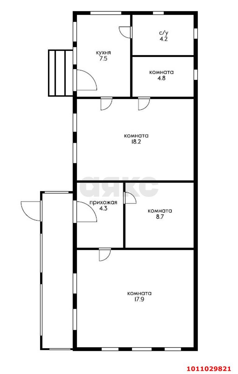 Фото №11: Дом 65 м² + 23.5 сот. - Старокорсунская, мкр. Карасунский внутригородской округ, ул. Мира, 74