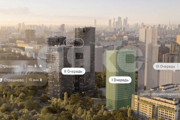 Фото №2: 1-комнатная квартира 41 м² - Москва, мкр. жилой комплекс Моментс, пр-д 3-й Красногорский, 5