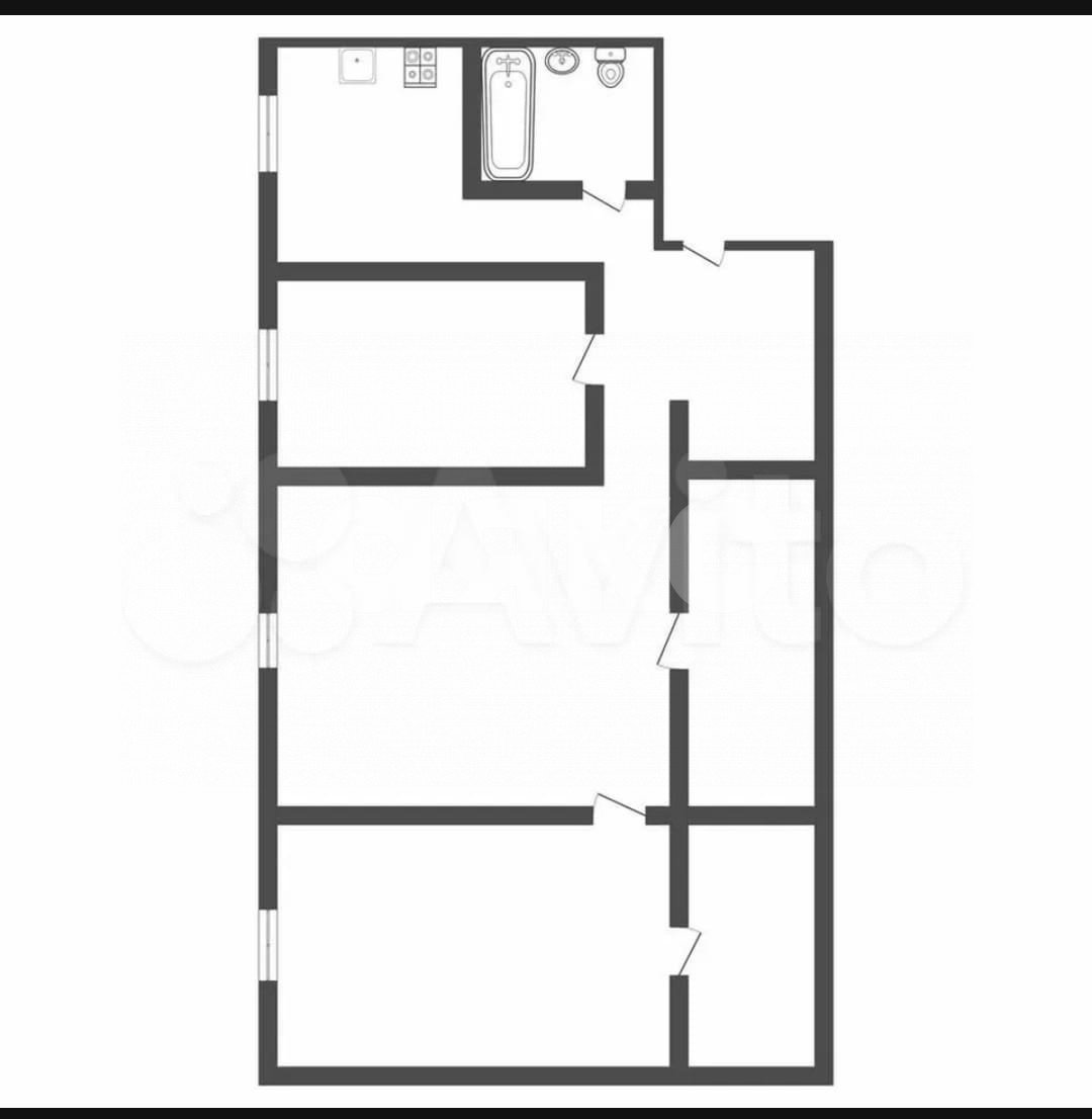 Фото №10: 3-комнатная квартира 55 м² - Тула, Центральный территориальный округ, ул. Вознесенского, 7