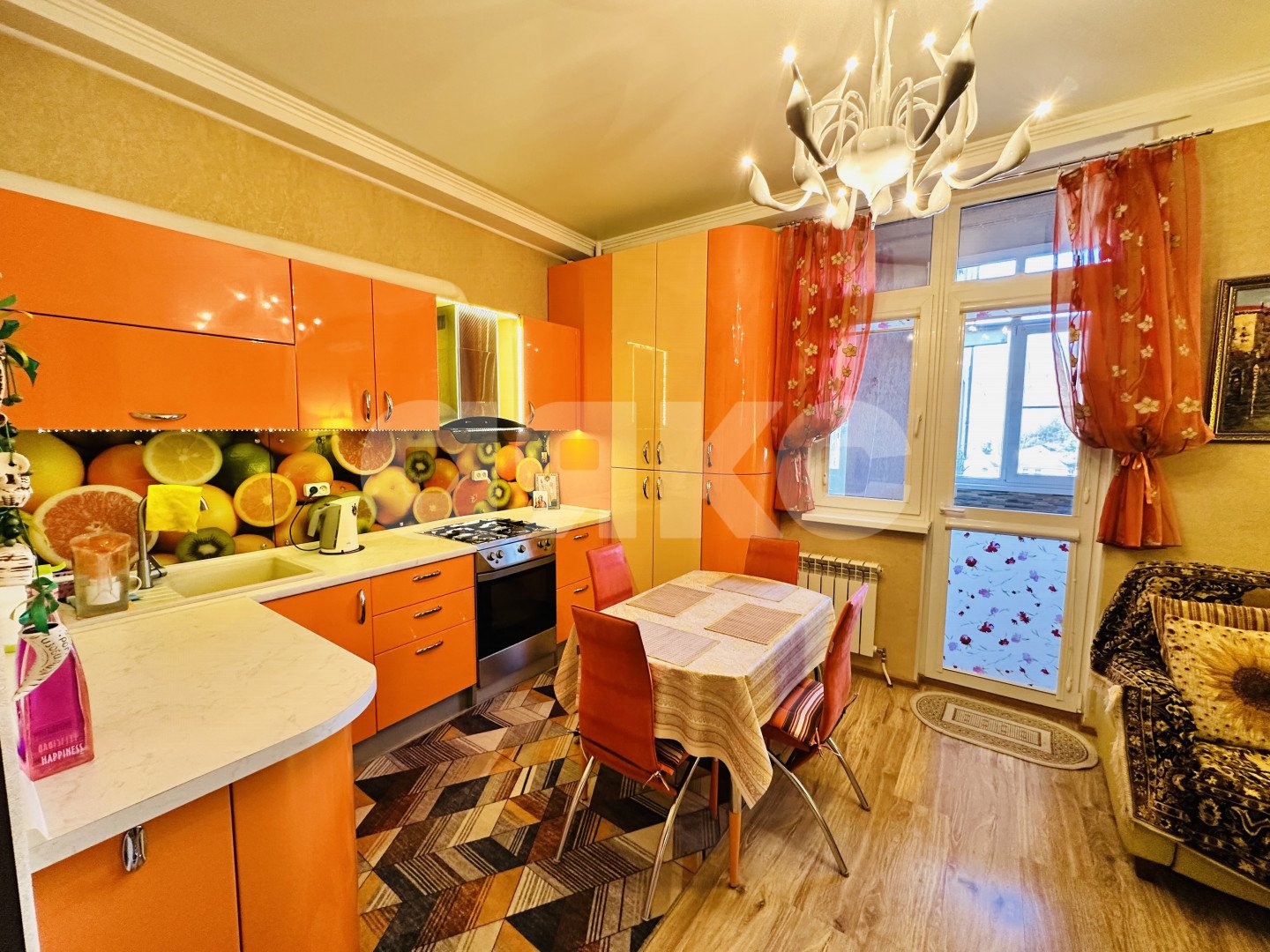 Фото №2: 2-комнатная квартира 58 м² - Раздольное, Хостинский, ул. Тепличная, 40