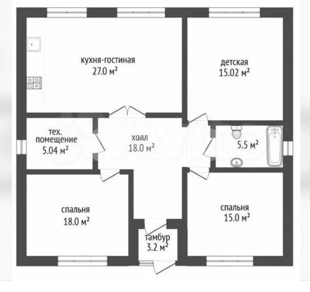 Фото №3: Дом 130 м² + 6 сот. - Константиновка, ул. Луговая, 51