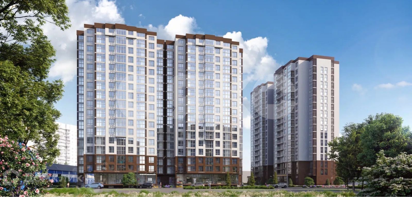 Фото №2: 1-комнатная квартира 45 м² - Анапа, жилой комплекс Парковый, ул. Парковая, 79к1
