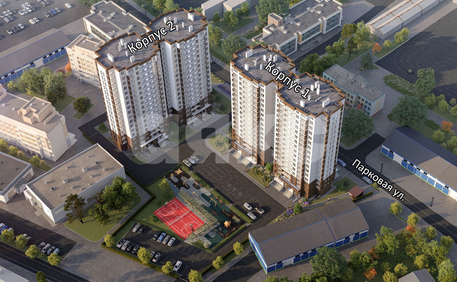 Фото №3: 1-комнатная квартира 45 м² - Анапа, жилой комплекс Парковый, ул. Парковая, 79к1