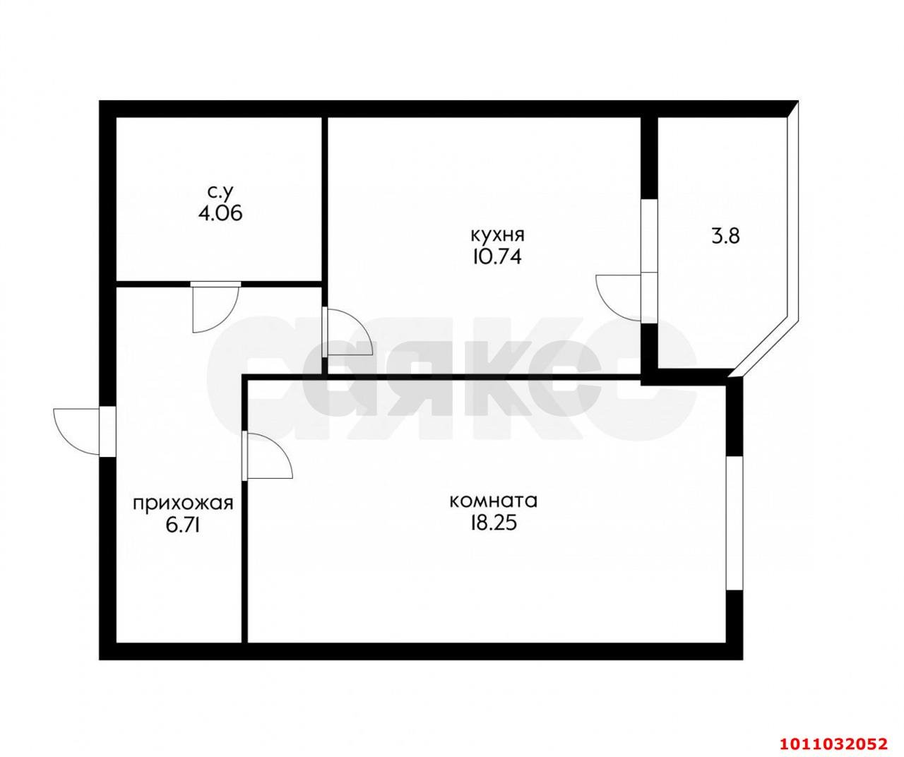 Фото №14: Апартаменты 43 м² - Краснодар, жилой комплекс Сказка Град, ул. имени В.Н. Мачуги, 166