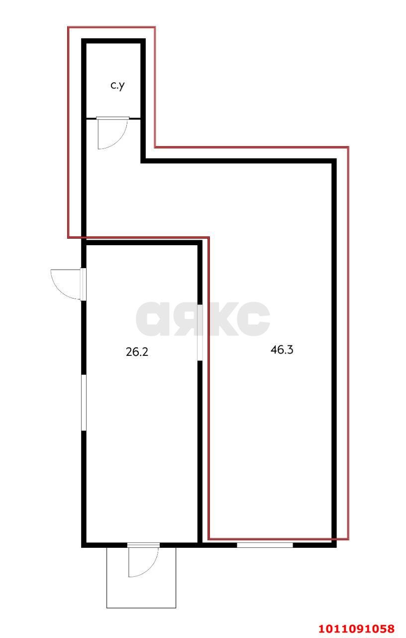 Фото №10: Офисное помещение 47 м² - Краснодар, Музыкальный, ул. Рахманинова, 21к1