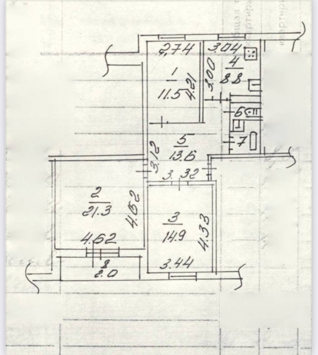 Фото №25: 3-комнатная квартира 74 м² - Нижнекамск, 35А, ул. Южная, 2