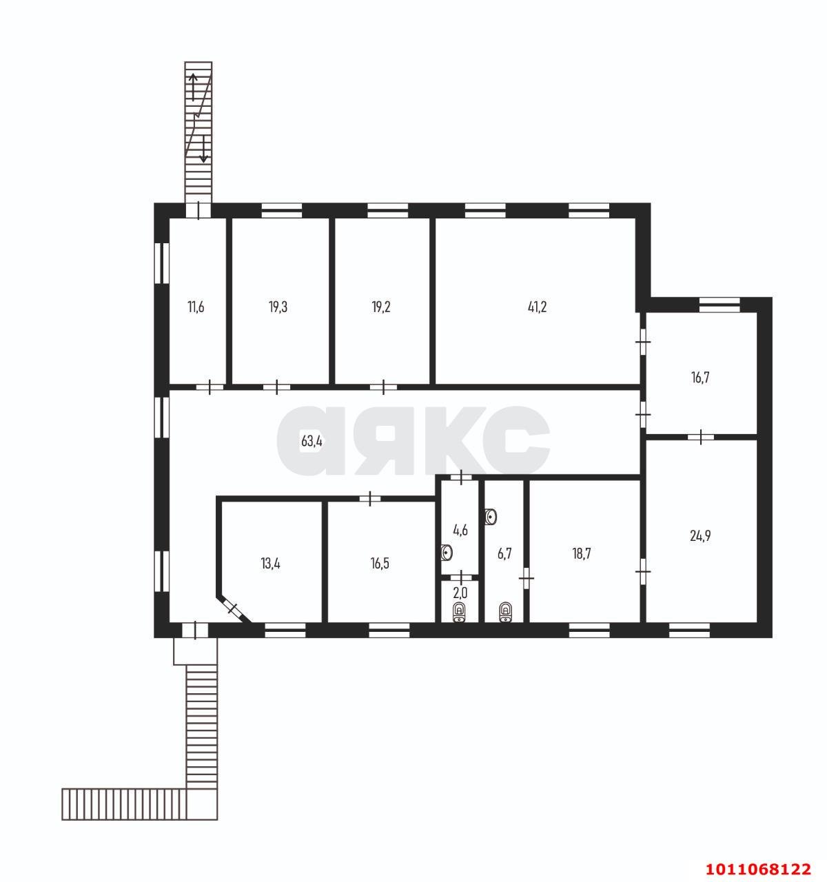 Фото №1: Торговое помещение 605 м² - Краснодар, Завод Измерительных Приборов, ул. Московская, 54/1