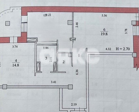 Фото №24: 2-комнатная квартира 67 м² - Волгоград, Ворошиловский, ул. Баррикадная, 19А