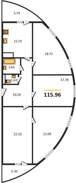 Фото №1: 4-комнатная квартира 115 м² - Краснодар, Дубинка, 