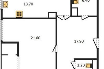 Фото №1: 2-комнатная квартира 108 м² - Краснодар, мкр. жилой комплекс Девелопмент Плаза, ул. имени 40-летия Победы, 33Г