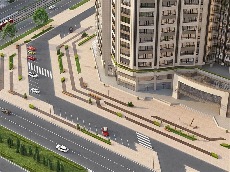 Фото №3: 1-комнатная квартира 81 м² - Краснодар, Прикубанский внутригородской округ, Завод Измерительных Приборов, мкр. жилой комплекс Девелопмент Плаза, ул. имени 40-летия Победы, 33Г